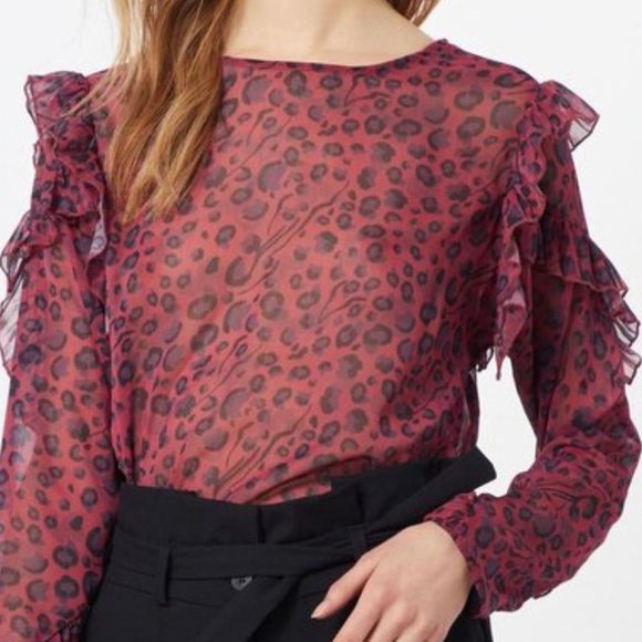 CATWALK JUNKIE WILD BERRY BLOUSE - Picture 5 of 16